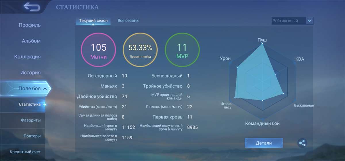Скриншоты к игре Mobile Legends продажа аккаунта к игре Mobile Legends